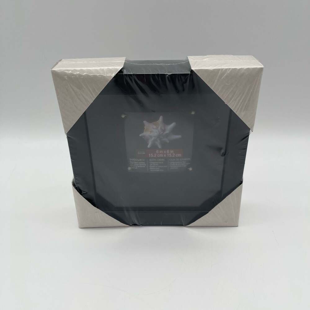 Studio Decor 6x6 Black Square Shadowbox‎ Frame